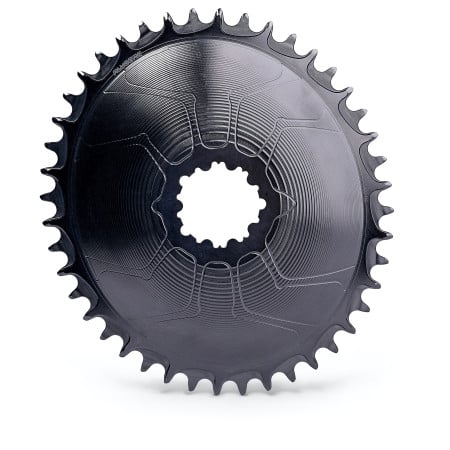 シマノ4ボルト対応 ALUGEAR Oval 58t Chainring 1-speed direct mount narrow-wide Oval for Shimano