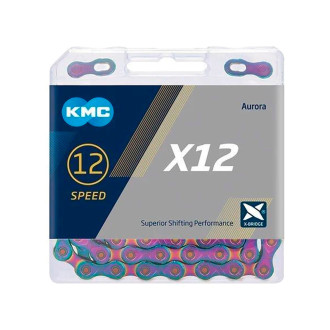 KMC Chain 12-speed X12 Aurora Blue 126 Links