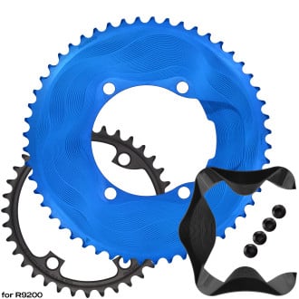 Upgrade AERO Kit  for DURA ACE R9200 2x12speed Chainrings + Cover